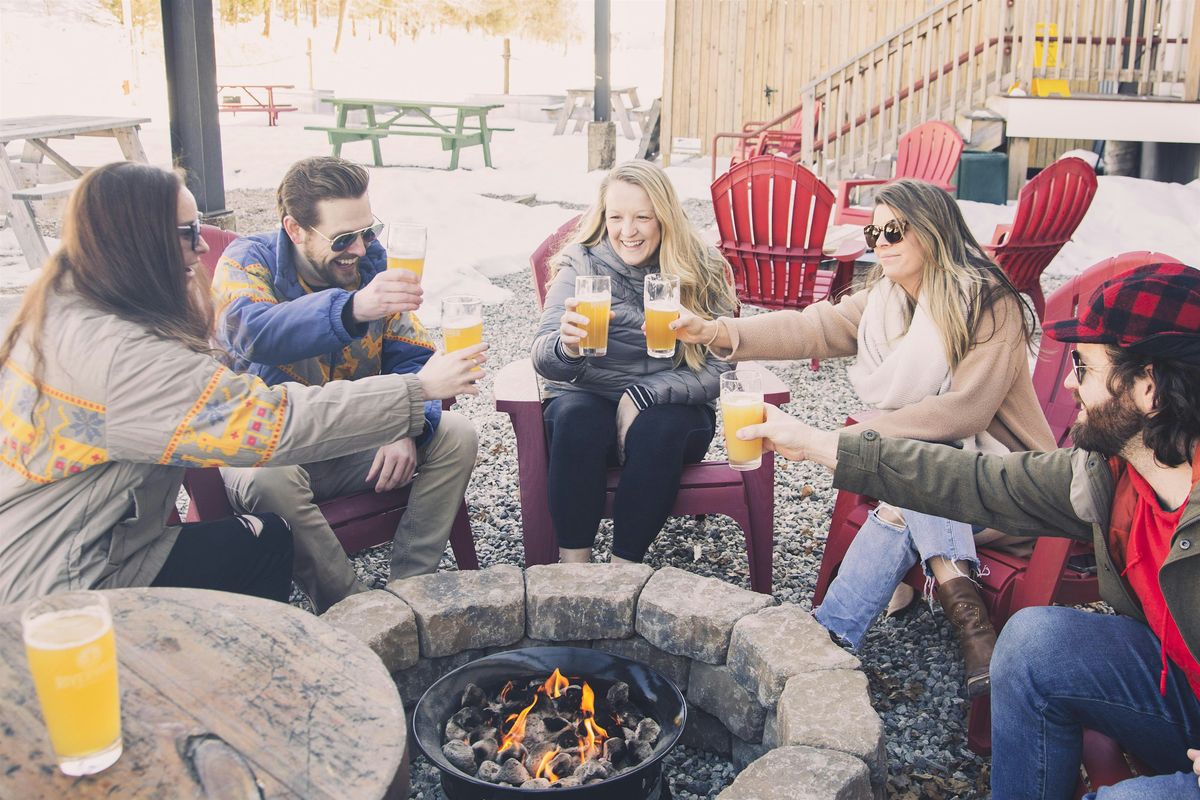 Warm Up with a Fire Pit Rental in the Beer Garden 7 days\/week