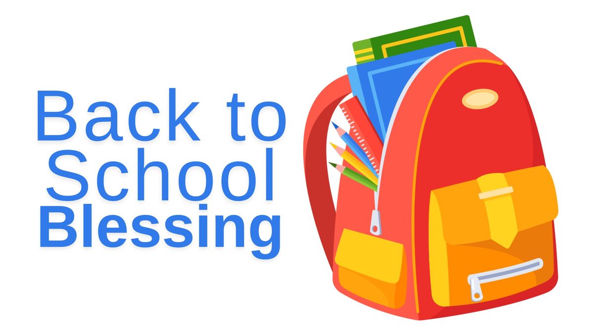 Blessing of the School Bags