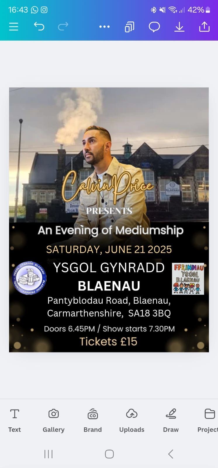 An evening of Mediumship with Calvin Price