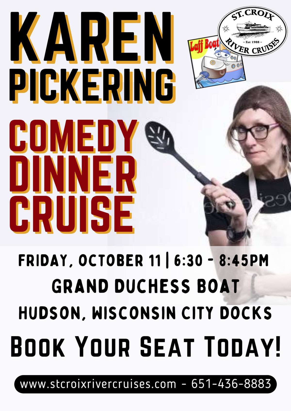 Comedy Dinner Cruise with Karen Pickering