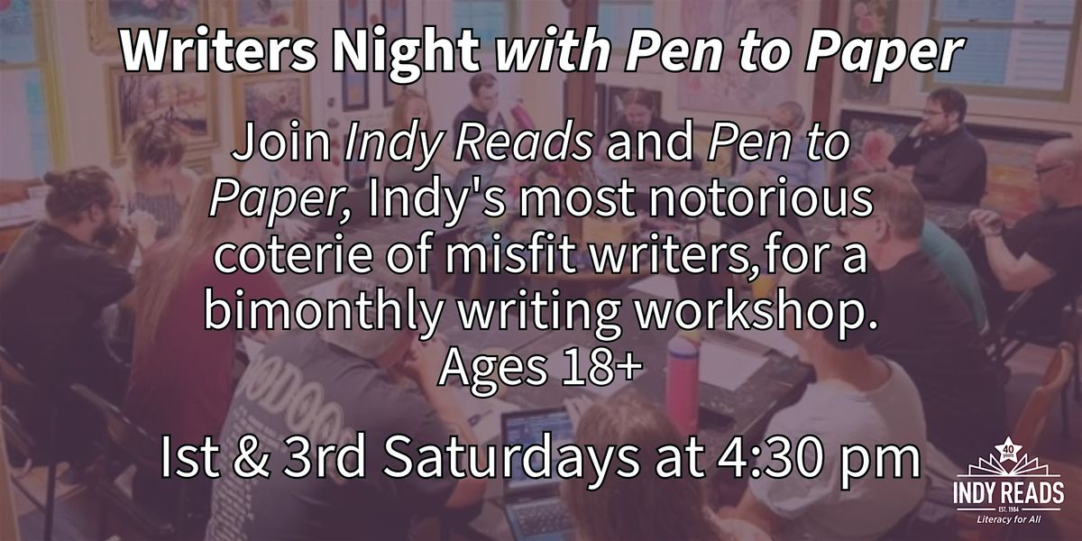 Writers Night with Pen to Paper