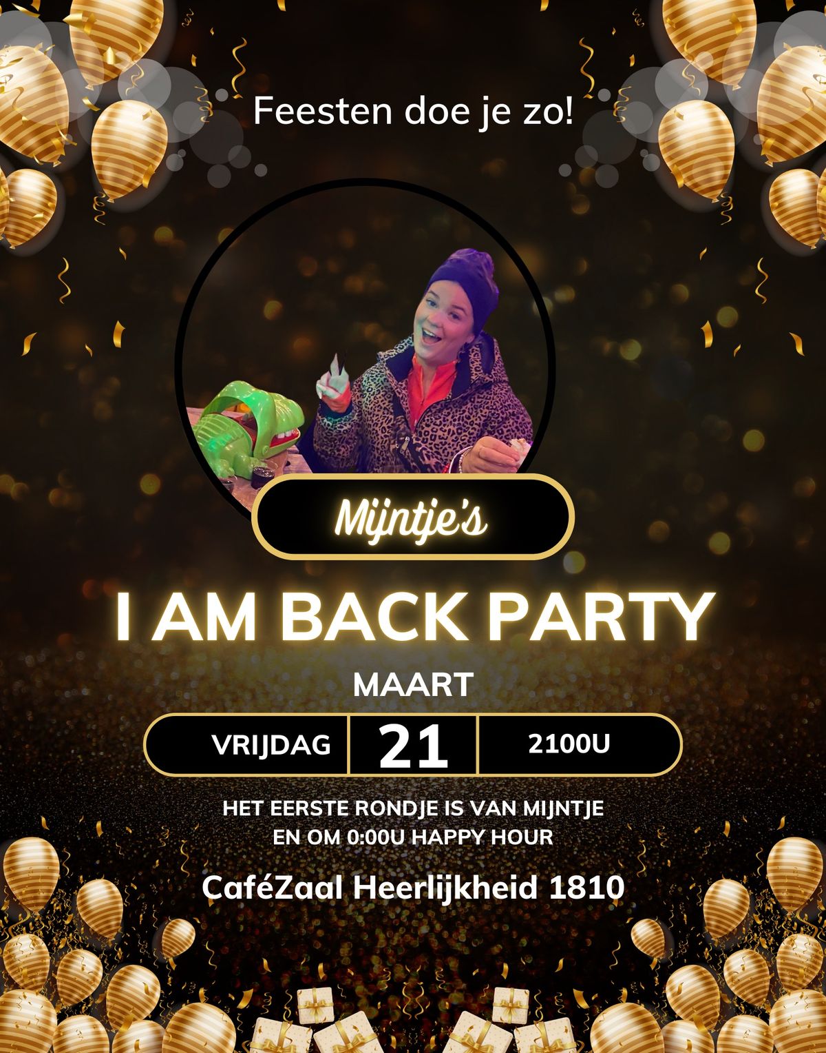 Mijntje\u2019s I am back party! 