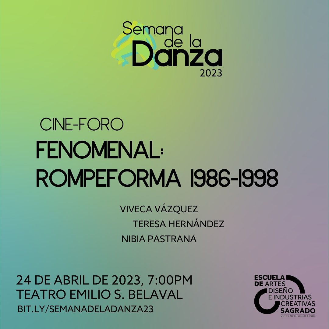 Cine-Foro Fenomenal: Rompeforma 1986-1998