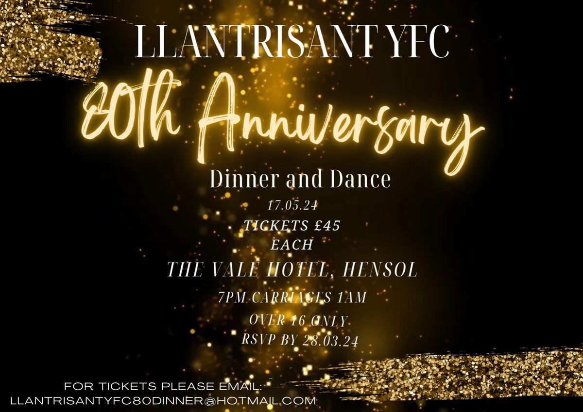 Llantrisant YFC 80th Dinner and Dance 2024 
