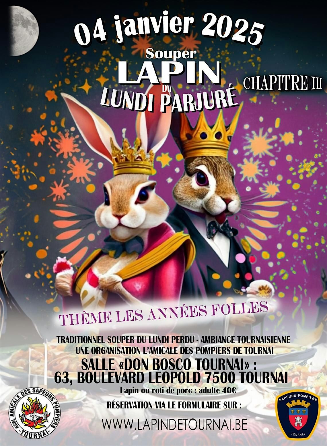 Souper Lapin des pompiers de Tournai