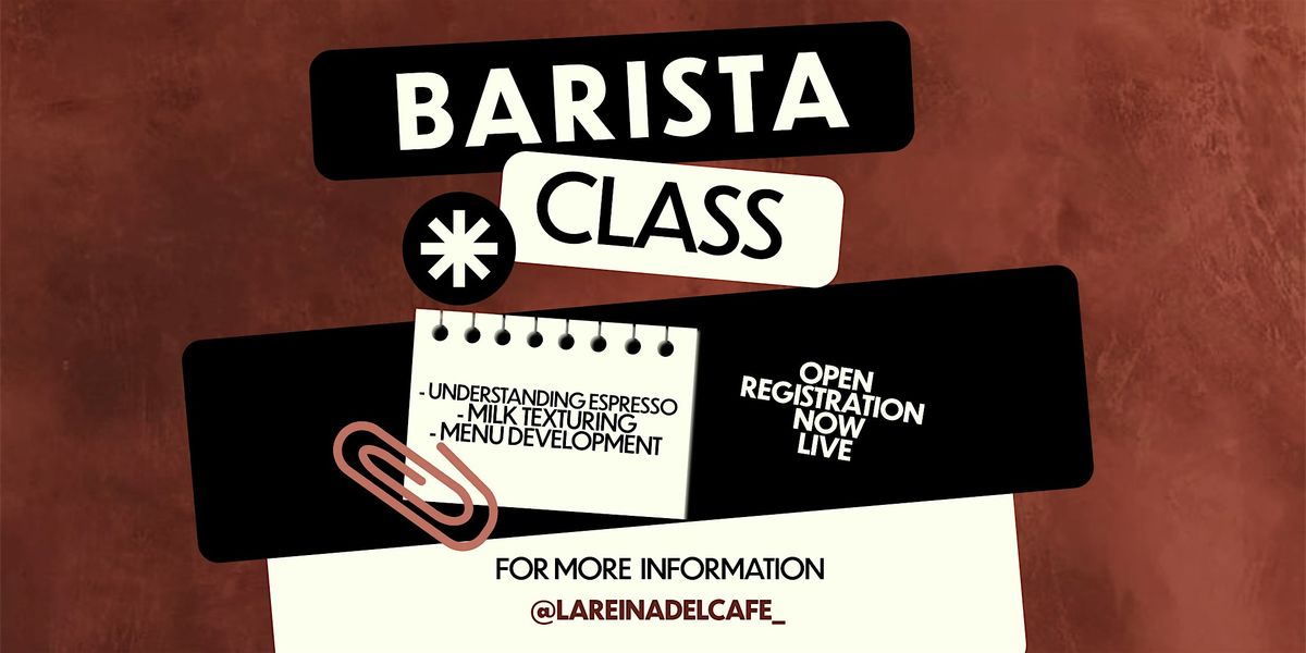 Taller de Barista para Principiantes: Espresso, Leche y Men\u00fa en ESPANOL