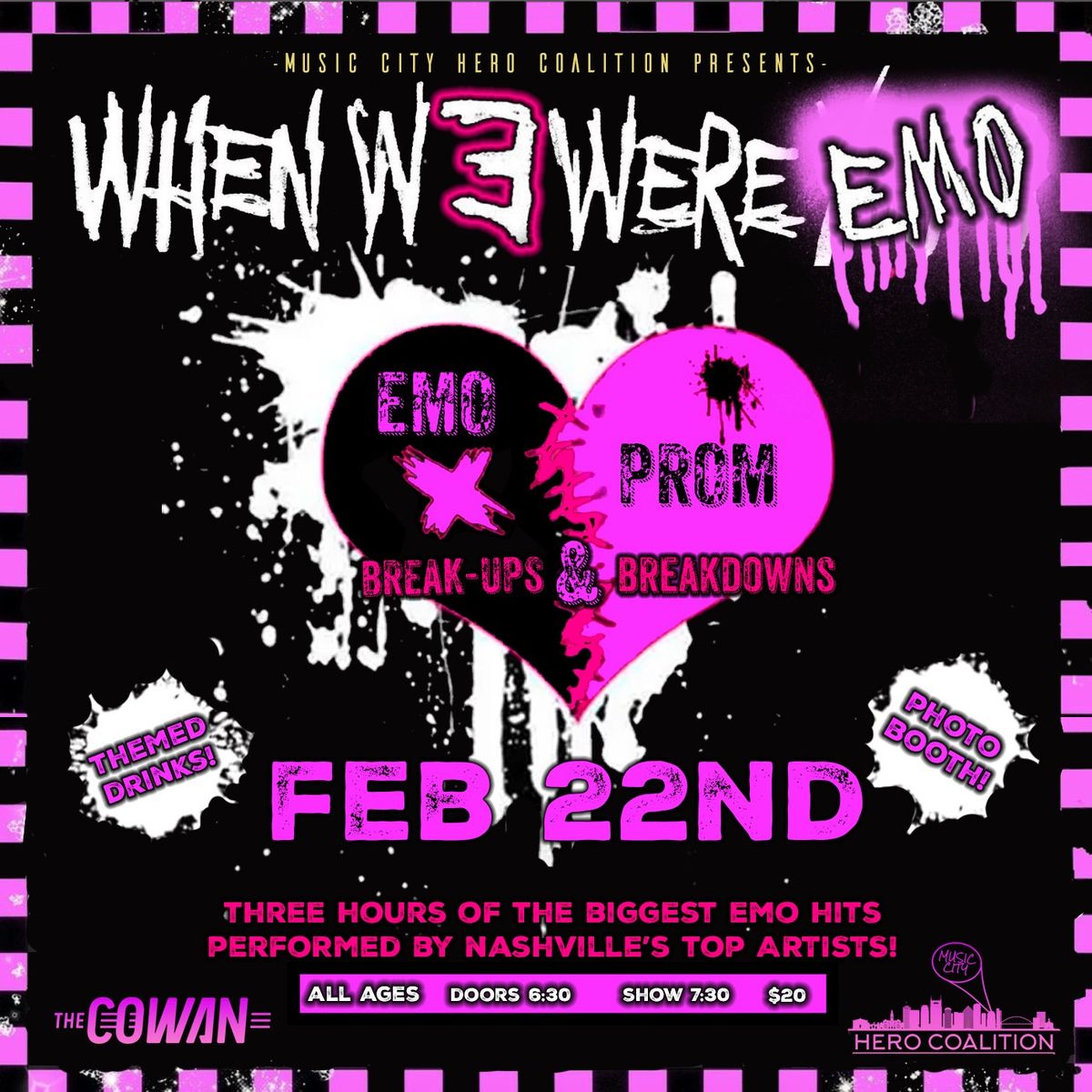 When We Were Emo 3: Break-Ups and Breakdowns EMO PROM