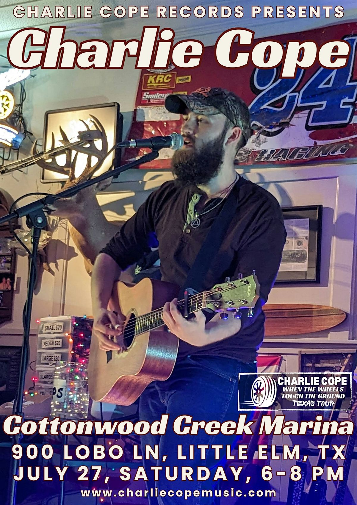 Charlie Cope Live & Acoustic @ Cottonwood Creek Marina