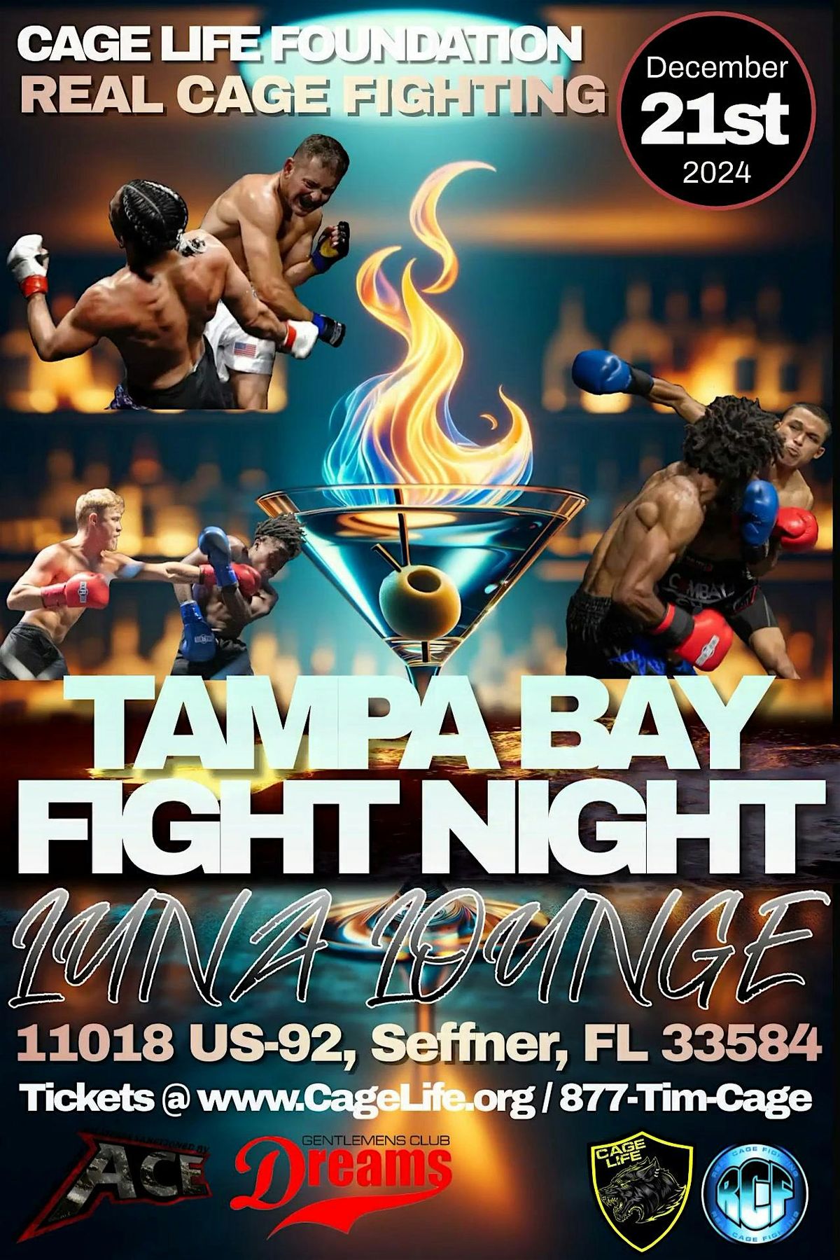 TAMPABAY FIGHT NIGHT - LUNA LOUNGE - DECEMBER 21st, 2024