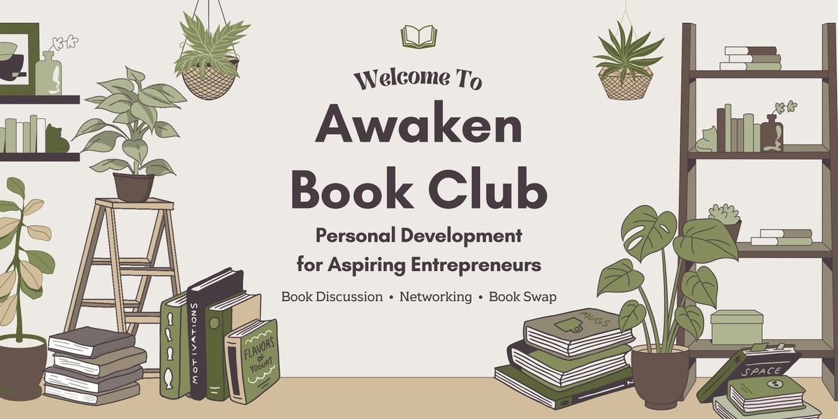 Personal Development Book Club Meet Up for Aspiring Entrepreneurs