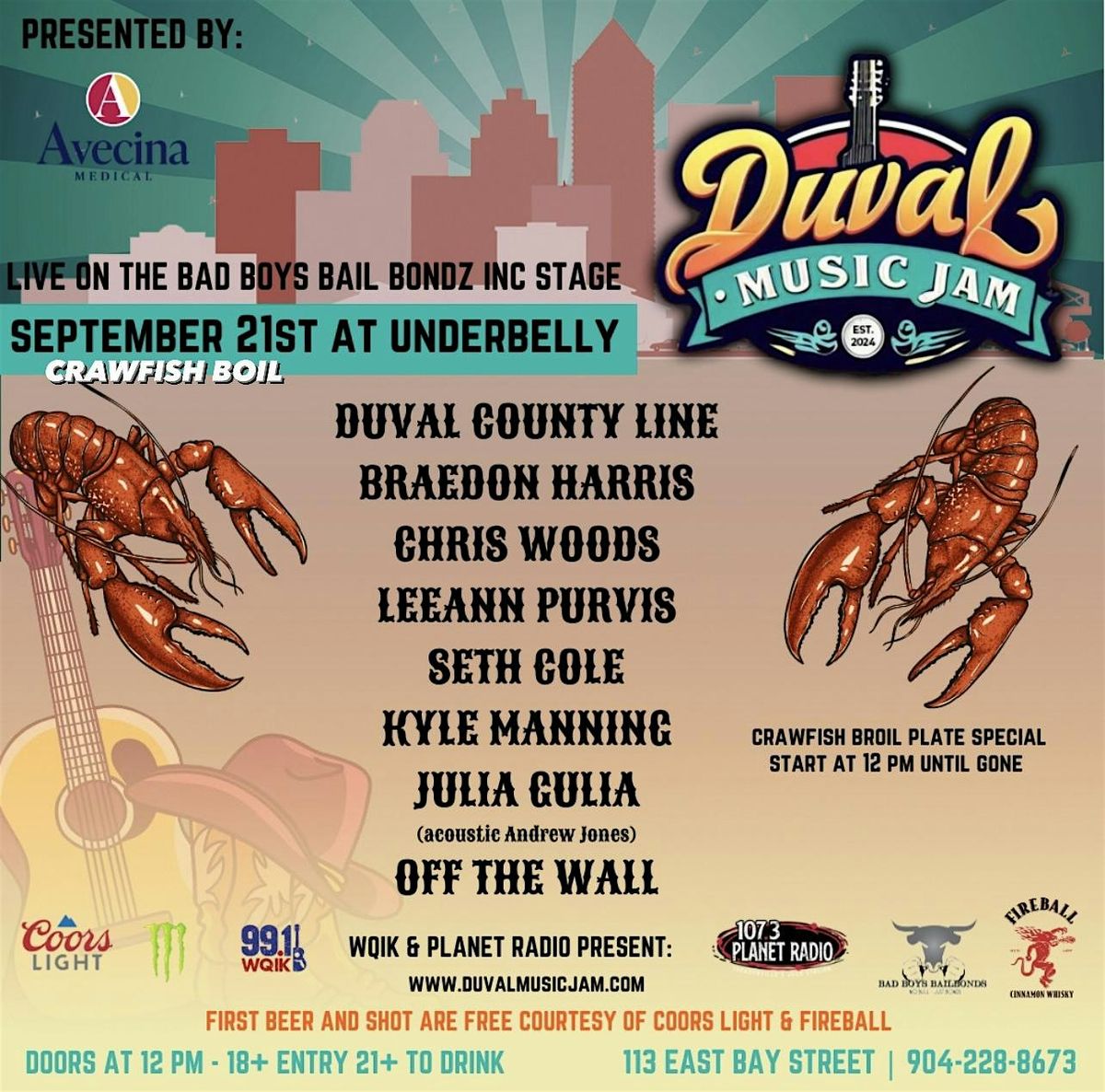 Duval Music Jam "Crawfish Boil Edition"