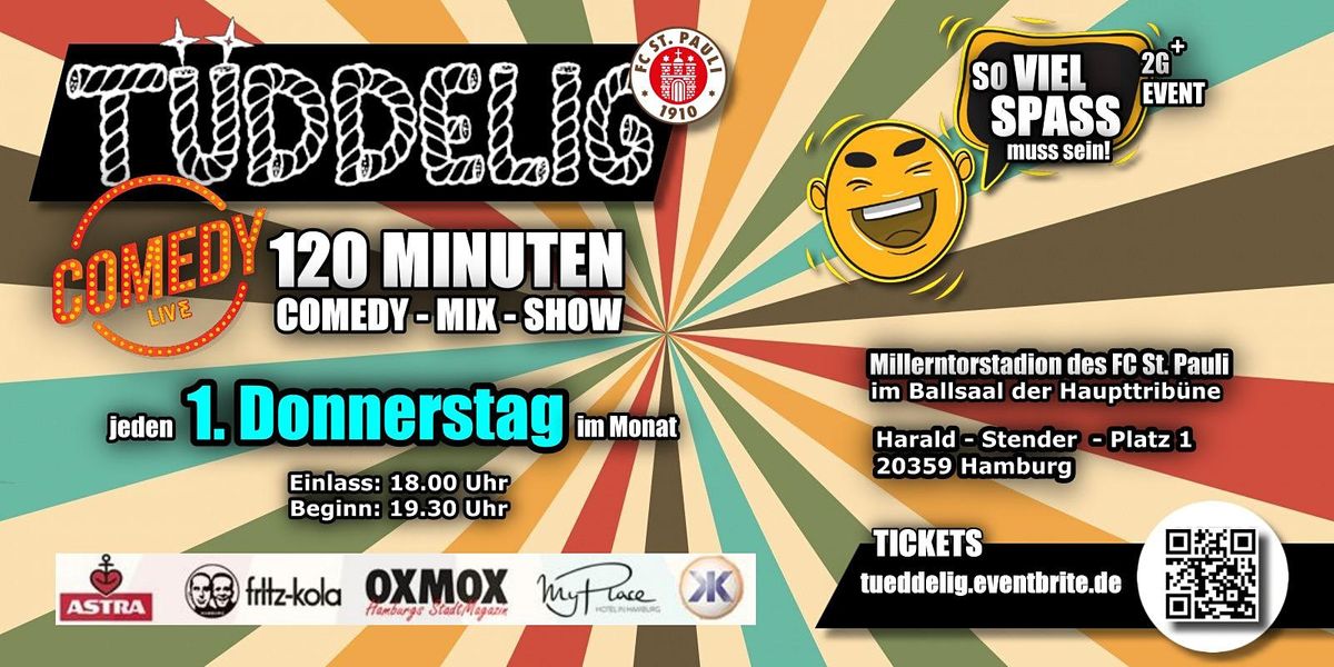 "T\u00fcddelig" im Millerntor-Stadion - 120 Minuten Comedy-Mixshow