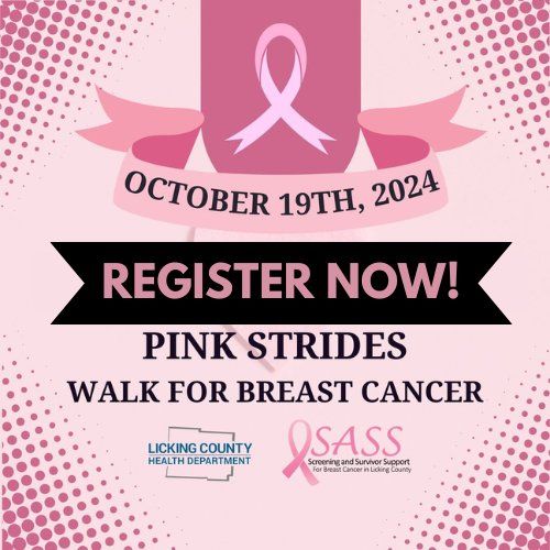 Pink Strides Walk for Breast Cancer - October 19, 2024