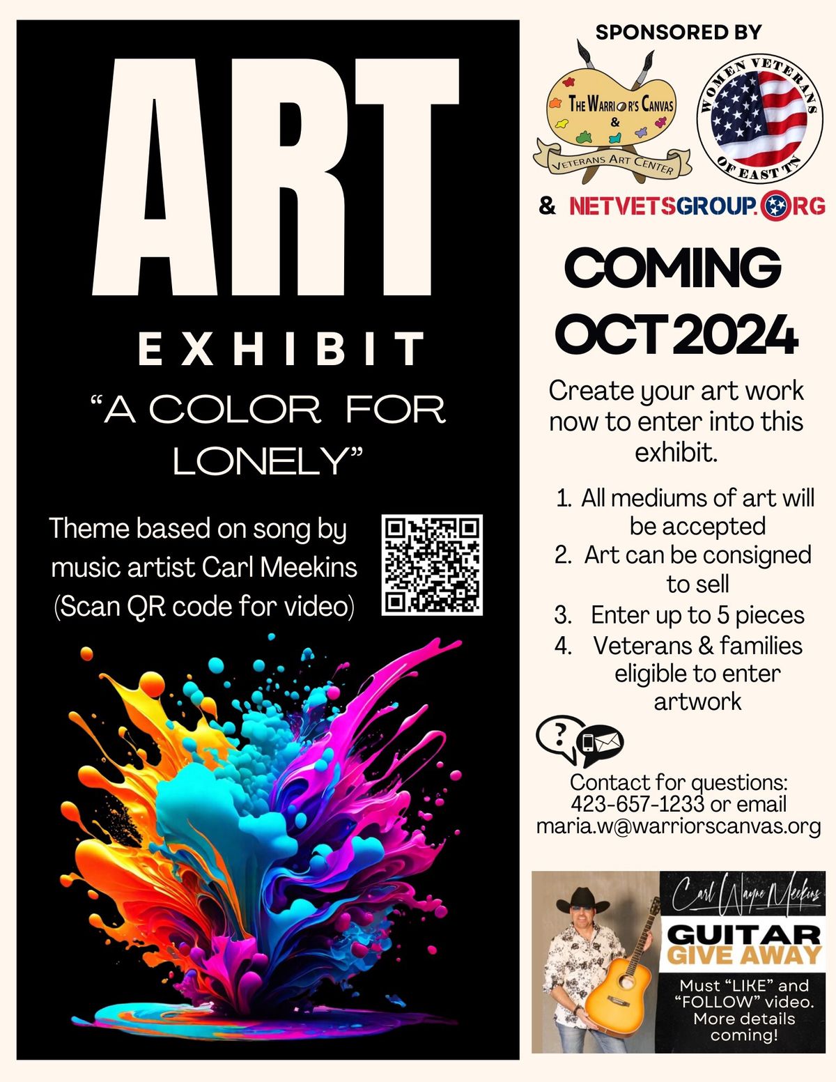 \u201c A Color for Lonely\u201d Art Exhibit