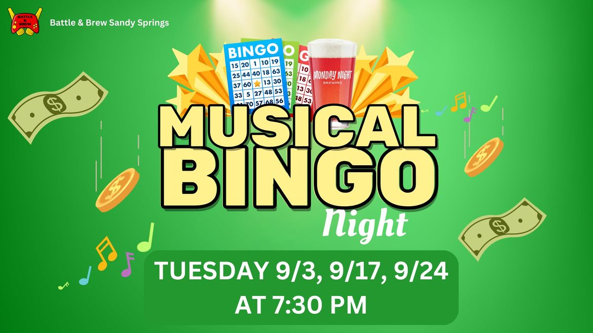 Musical Bingo (Tuesday)