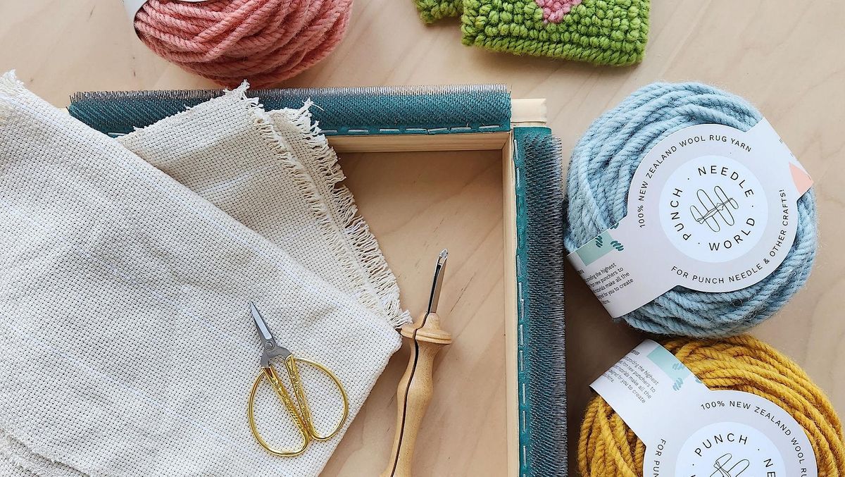 Punch Needle with Micah!