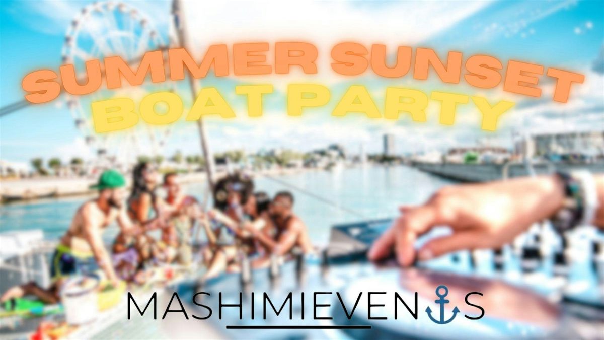 Summer Sunset Boat Party