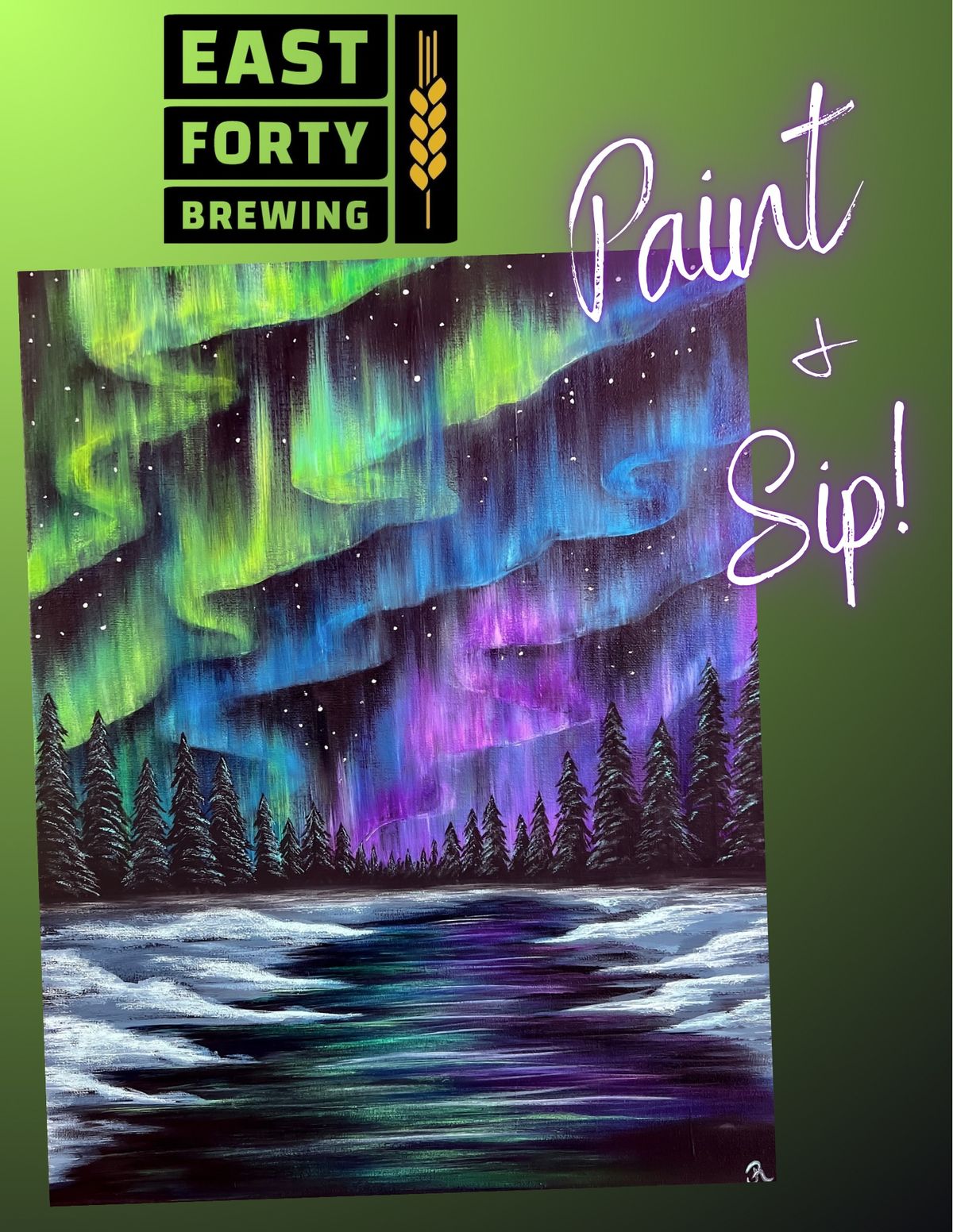 Paint & Sip at East Forty Brewing! 