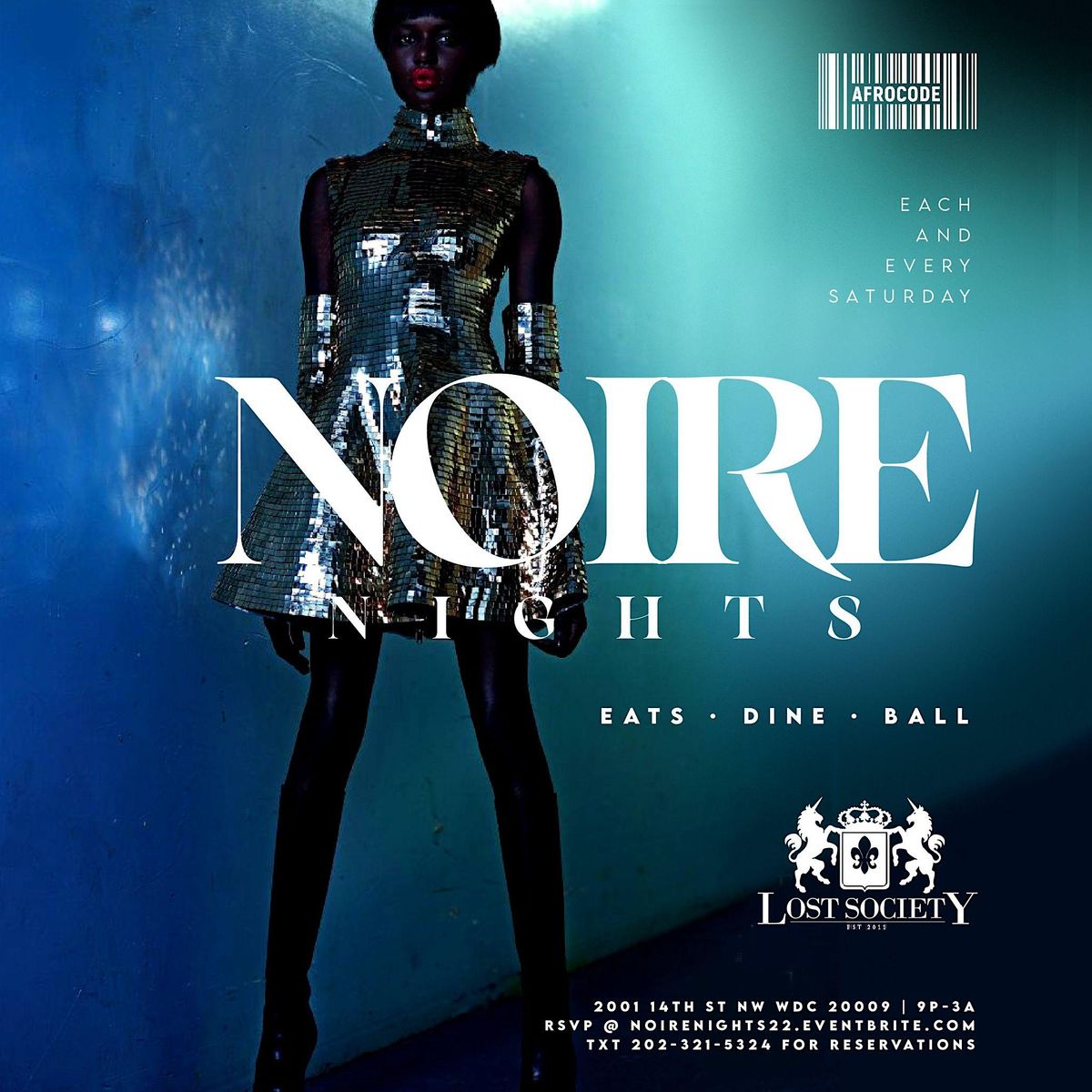 NoireNights @ Lost Society | HipHop; AfroBeats & Soca {Every Saturday}