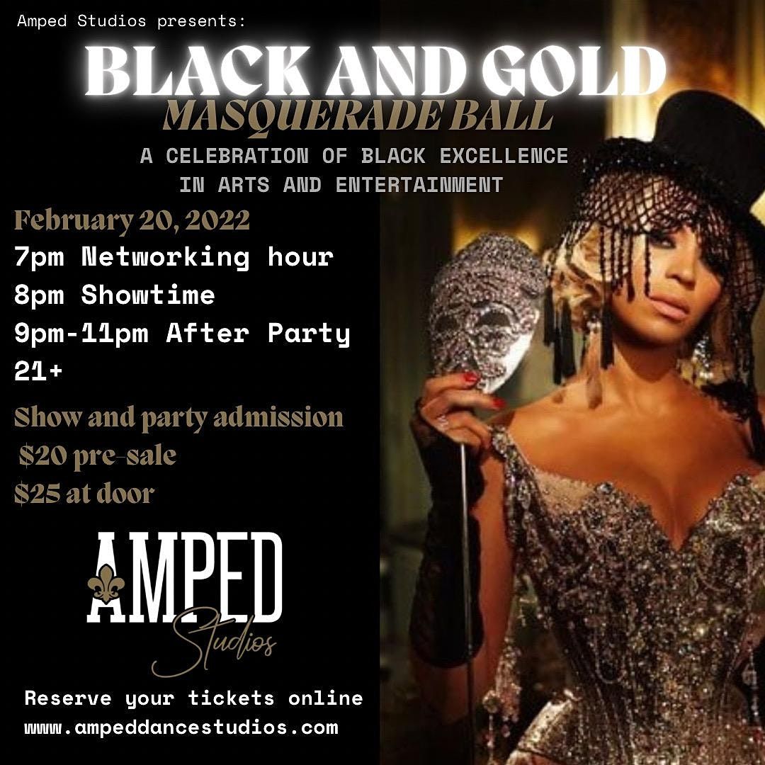 Black and Gold Masquerade Ball