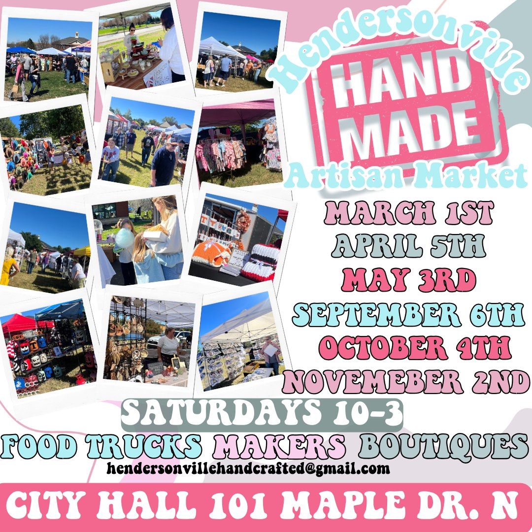 2025 Hendersonville Handmade Markets