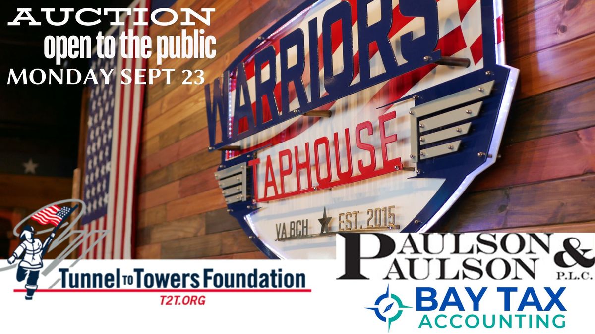 Tunnels to Towers Auction\/Fundraiser OPEN to the public