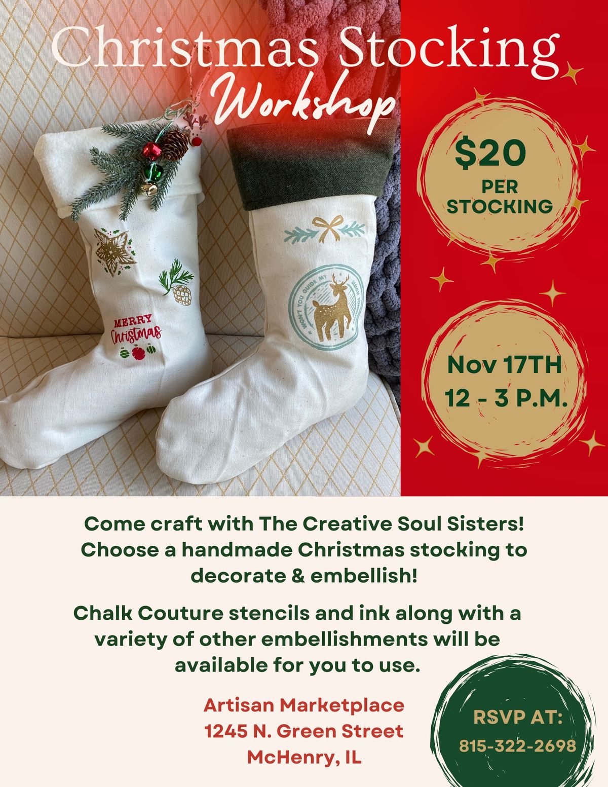 Christmas Stocking Workshop