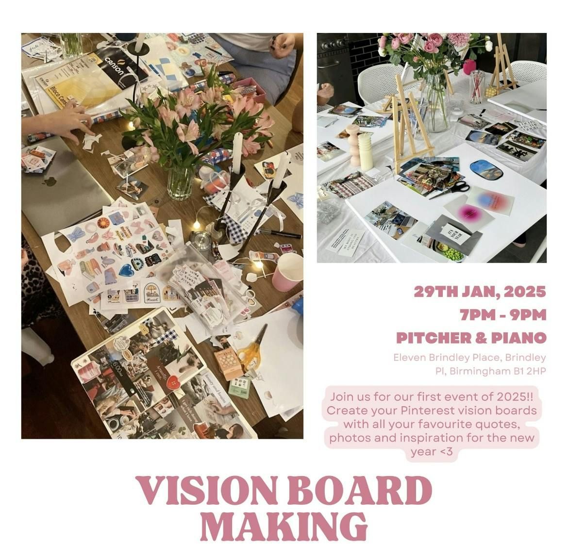 Vision Board Making \u2702\ufe0f\ud83d\udd8d\ufe0f\ud83c\udf80