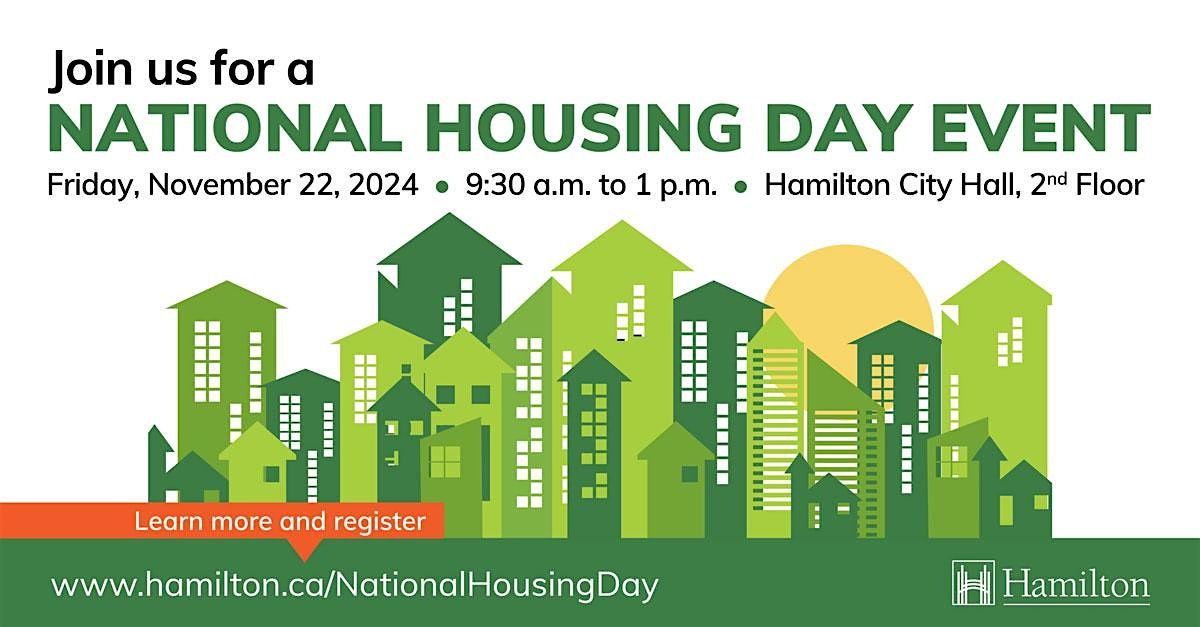 City of Hamilton's 2024 National Housing Day Event