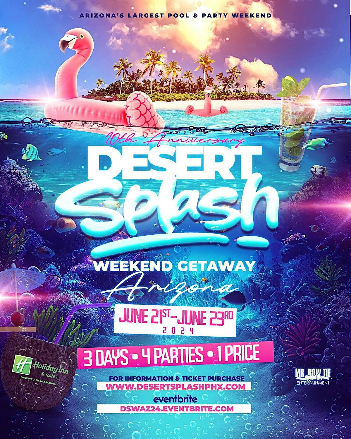 10th  Anniversary - Arizona Desert Splash Weekend Getaway 2024