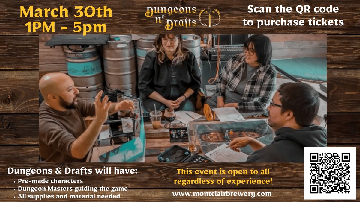 Dungeons & Drafts at Montclair Brewery