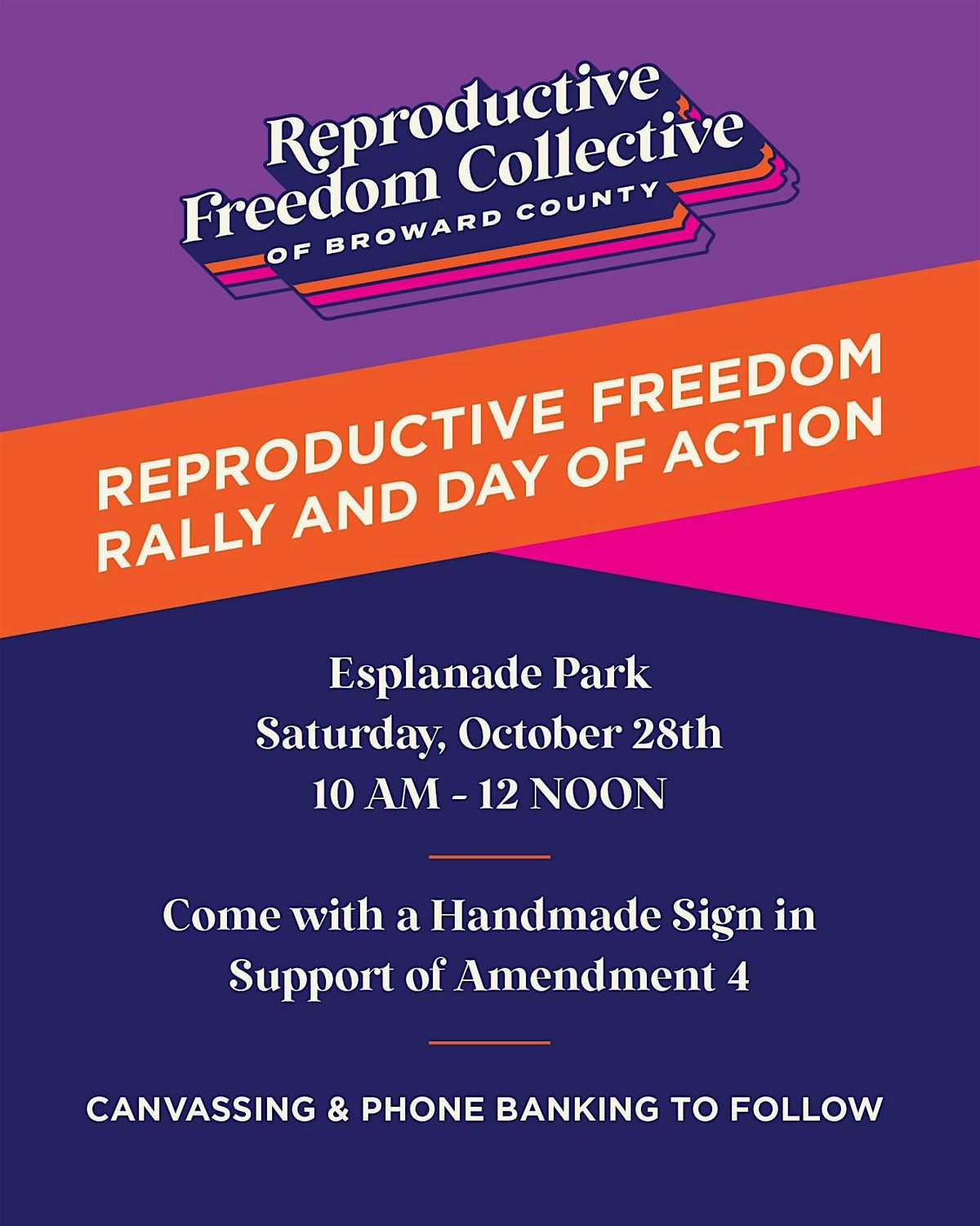 Broward Reproductive Freedom Rally + Day of Action