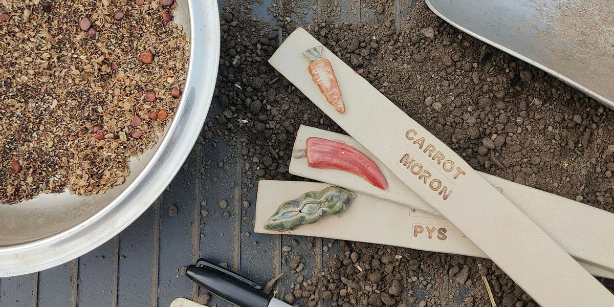 Create Your Own Ceramic Plant Labels