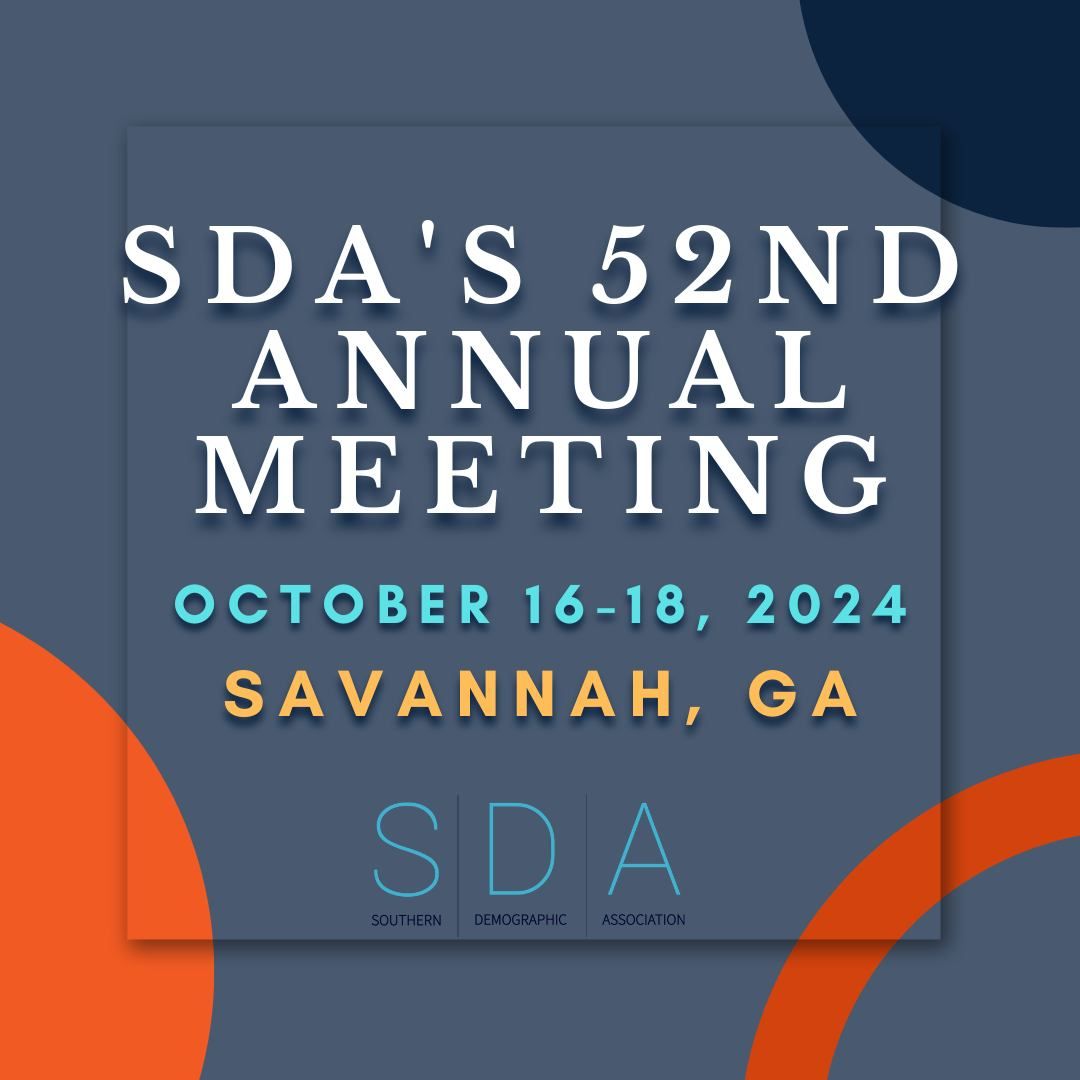 2024 Southern Demographic Association Meeting