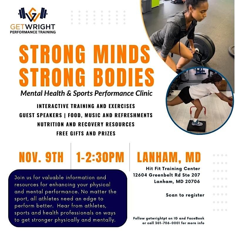 Strong Minds Strong Bodies Mental Health and Sports Performance Clinic