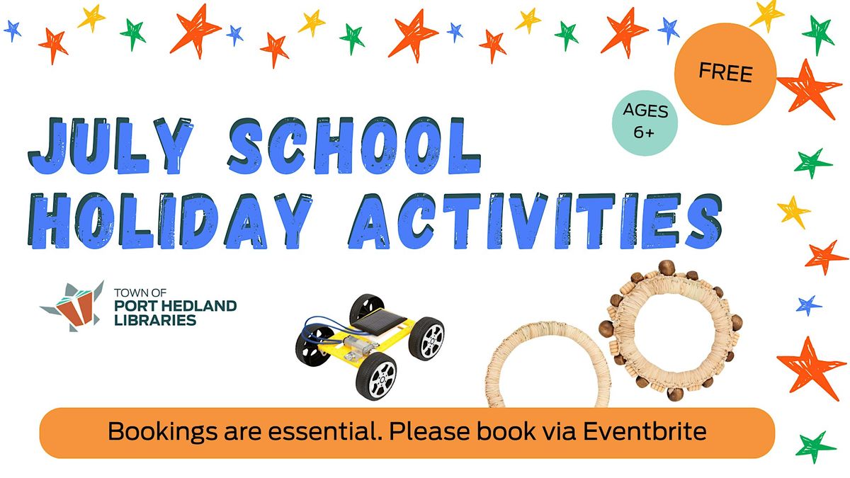 School holiday activities - Make a woven bracelet (Port)
