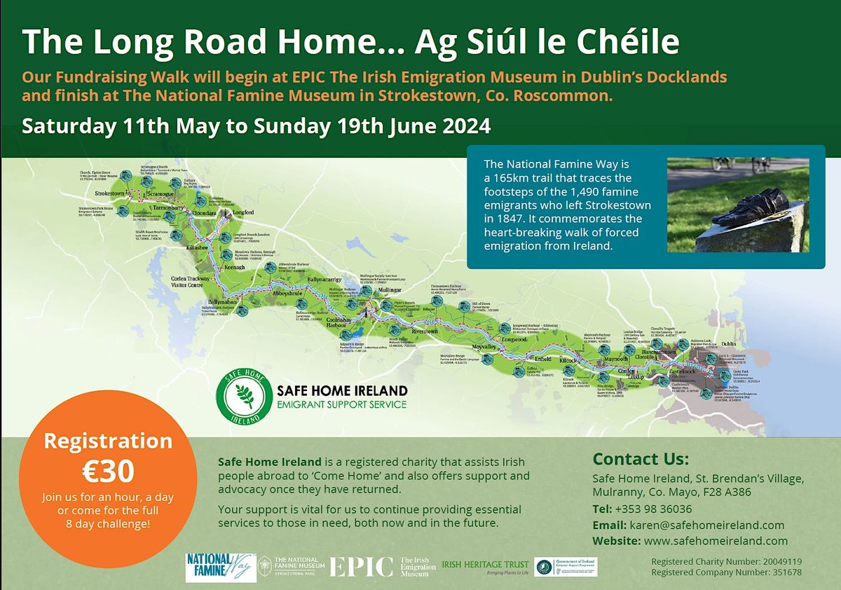 The Long Road Home 2024  - The  National Famine Way Walk