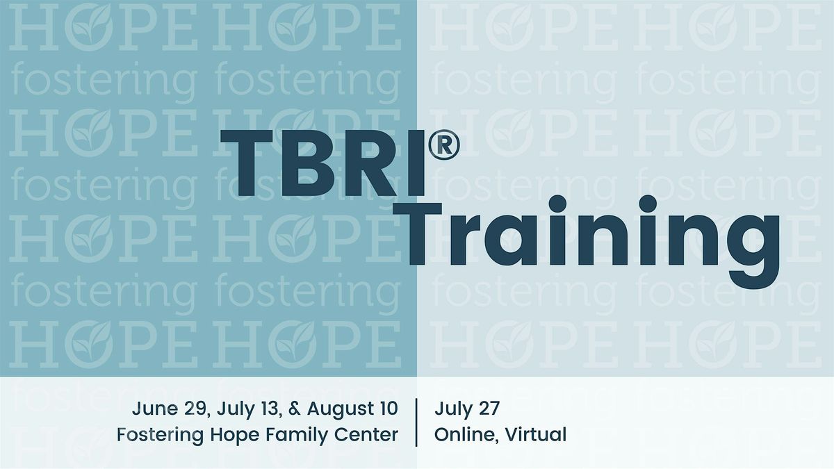 TBRI\u00ae Training: Connecting