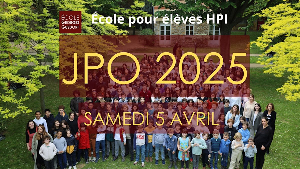 JPO 2025  \u00e9cole HPI - de l'\u00c9cole Georges Gusdorf