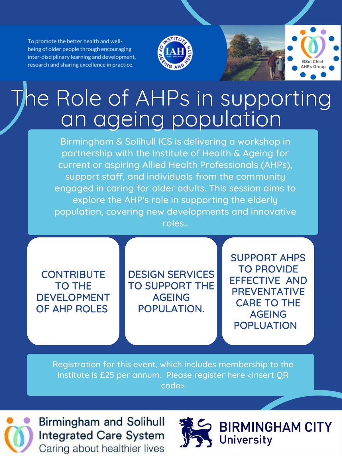 Role of Allied Health Professionals in supporting an ageing population