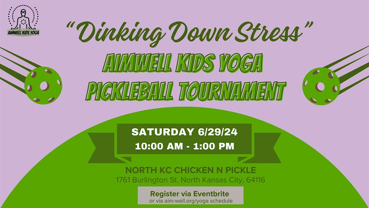 Dinking Down Stress:  AIMwell Kids Pickleball Tournament