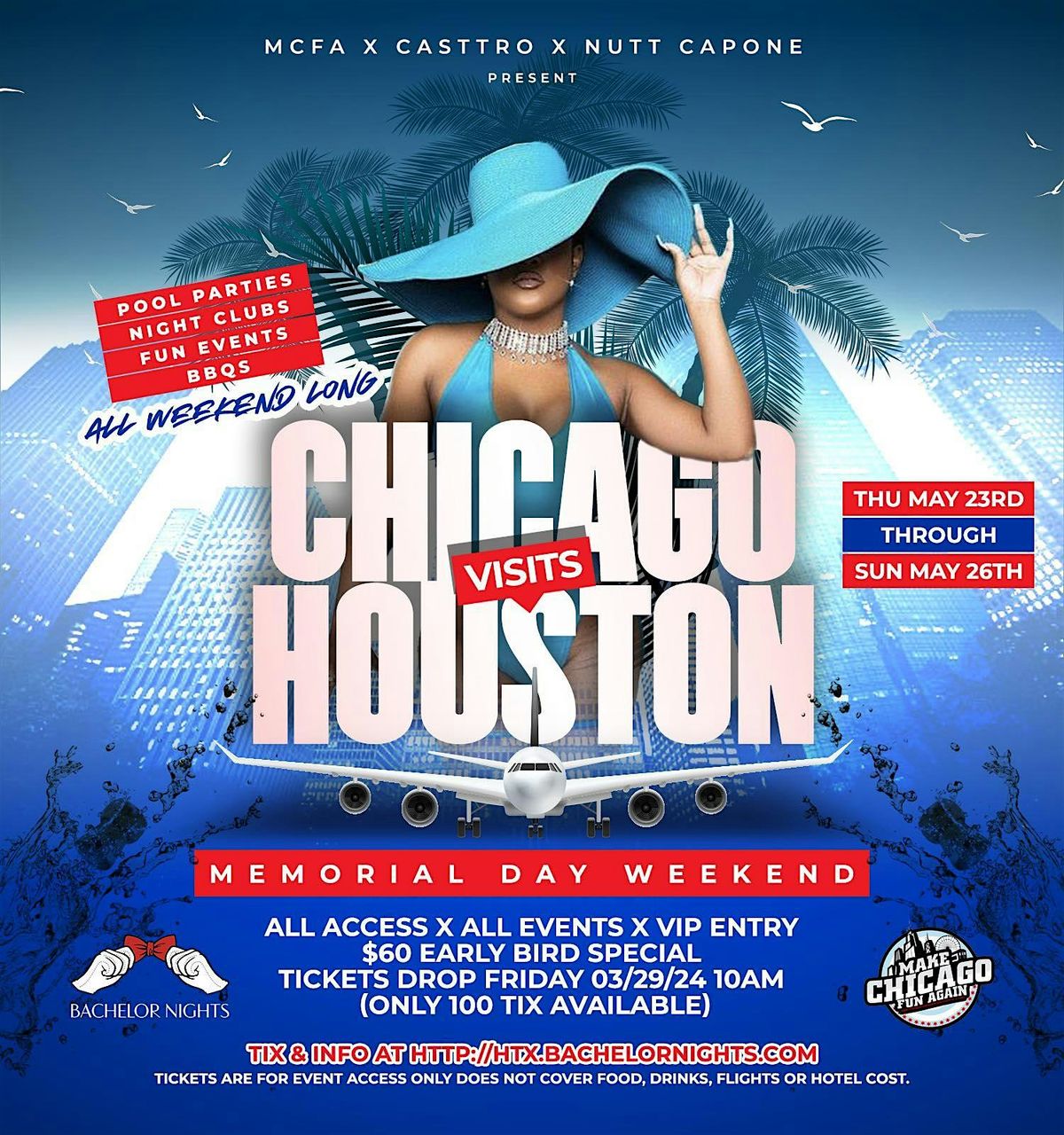 Chicago Visits Houston : Memorial Day Weekend