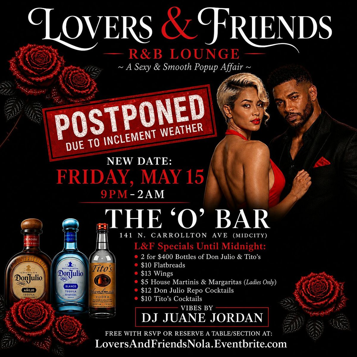 LOVERS AND FRIENDS R&B LOUNGE  VOLUME IX @ THE \u2018O\u2019 BAR