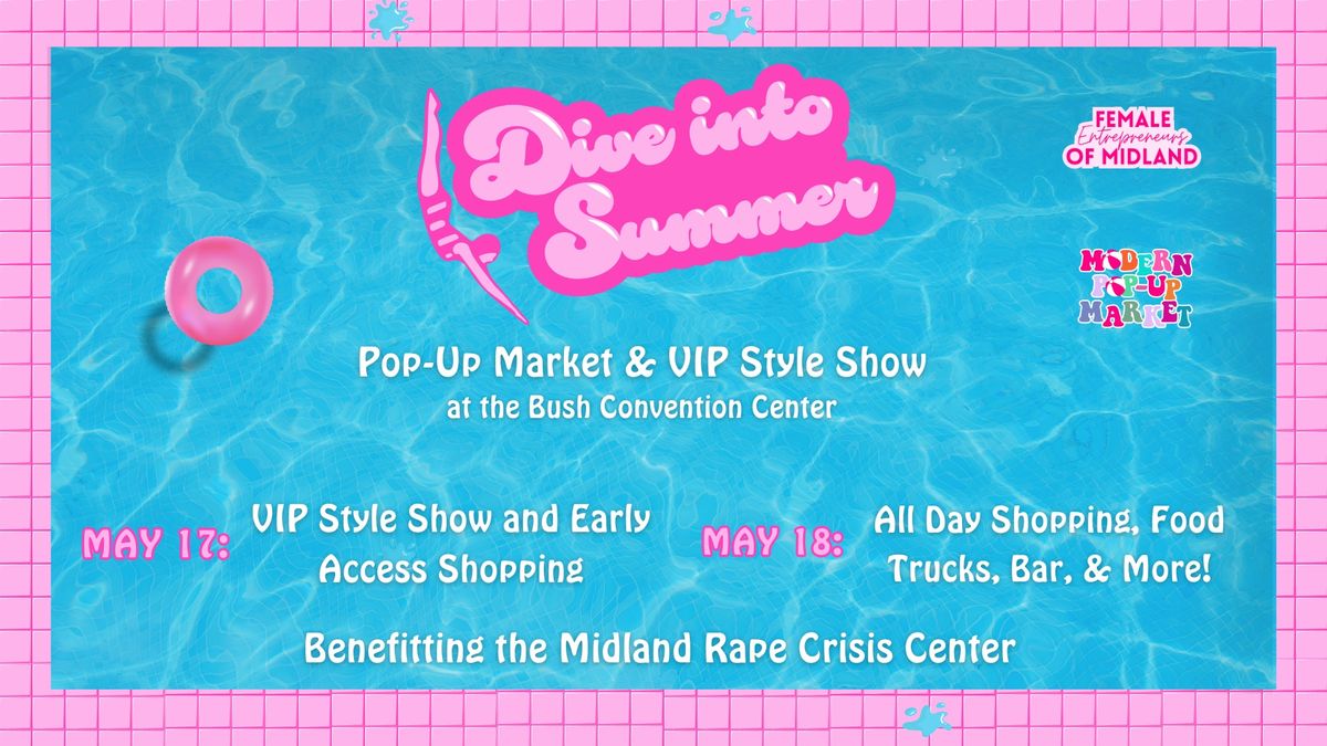Dive into Summer: Pop-Up Market & VIP Style Show