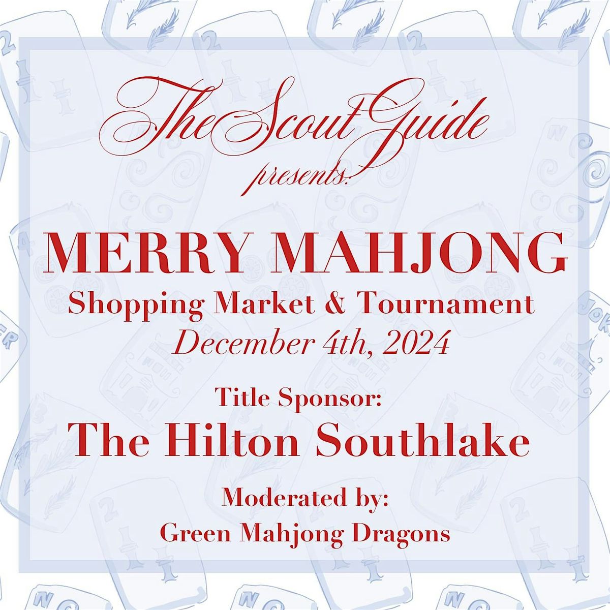 Merry Mahjong presented by The Scout Guide