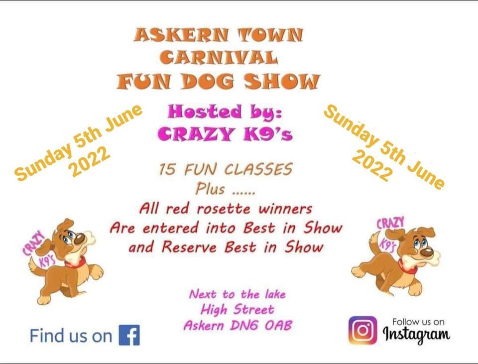 Askern Town jubilee carnival fun dog show