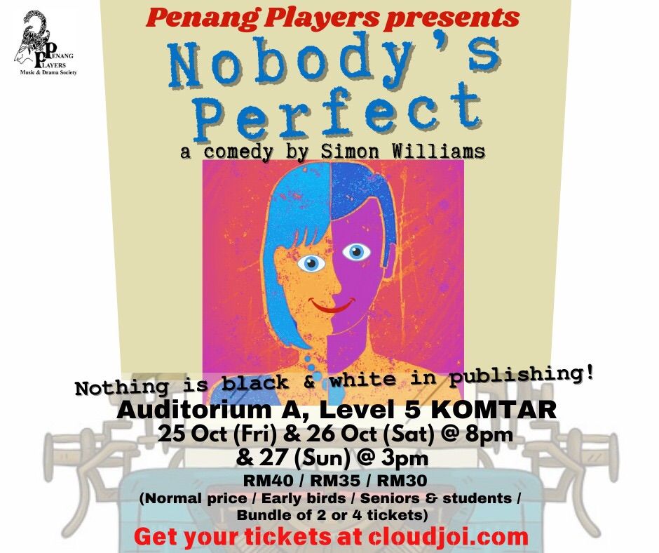 NOBODY\u2019S PERFECT - A Simon Williams comedy play