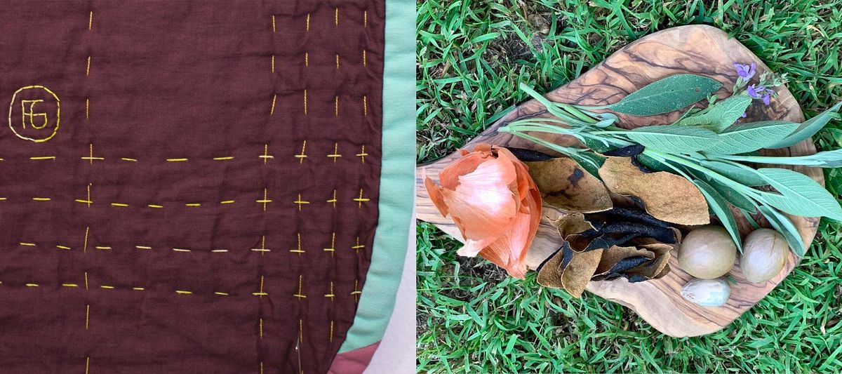 Intro to Natural Dye and Hand Stitching