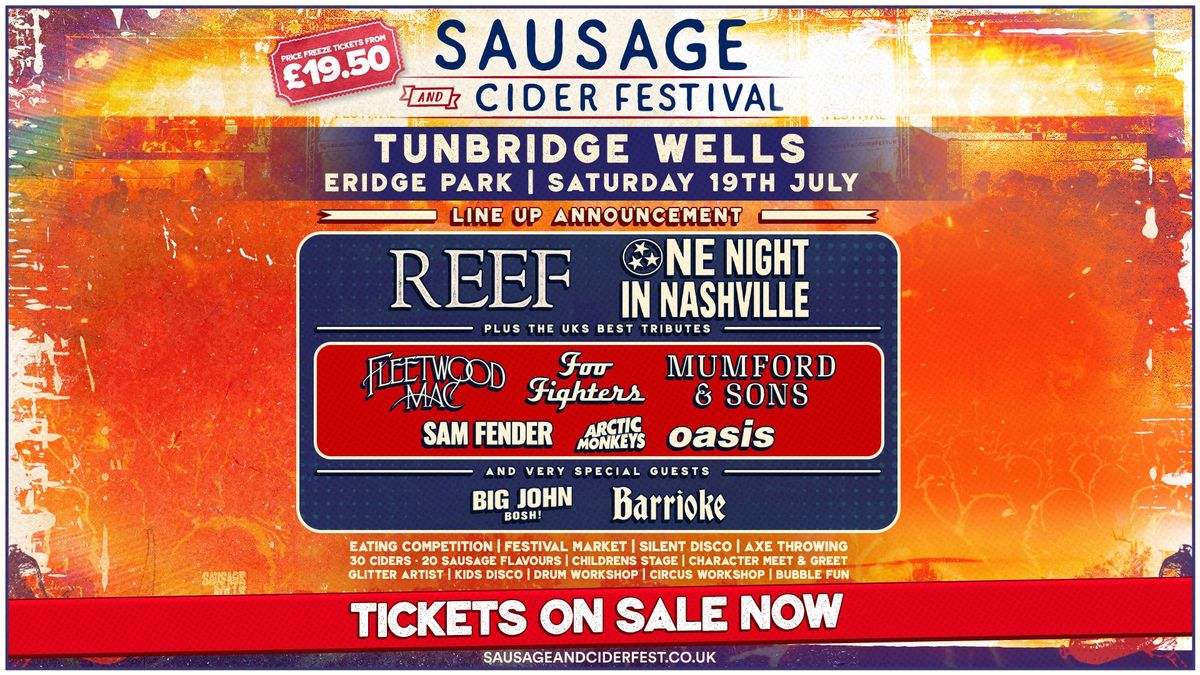 Sausage and Cider Festival - Tunbridge Wells 2025