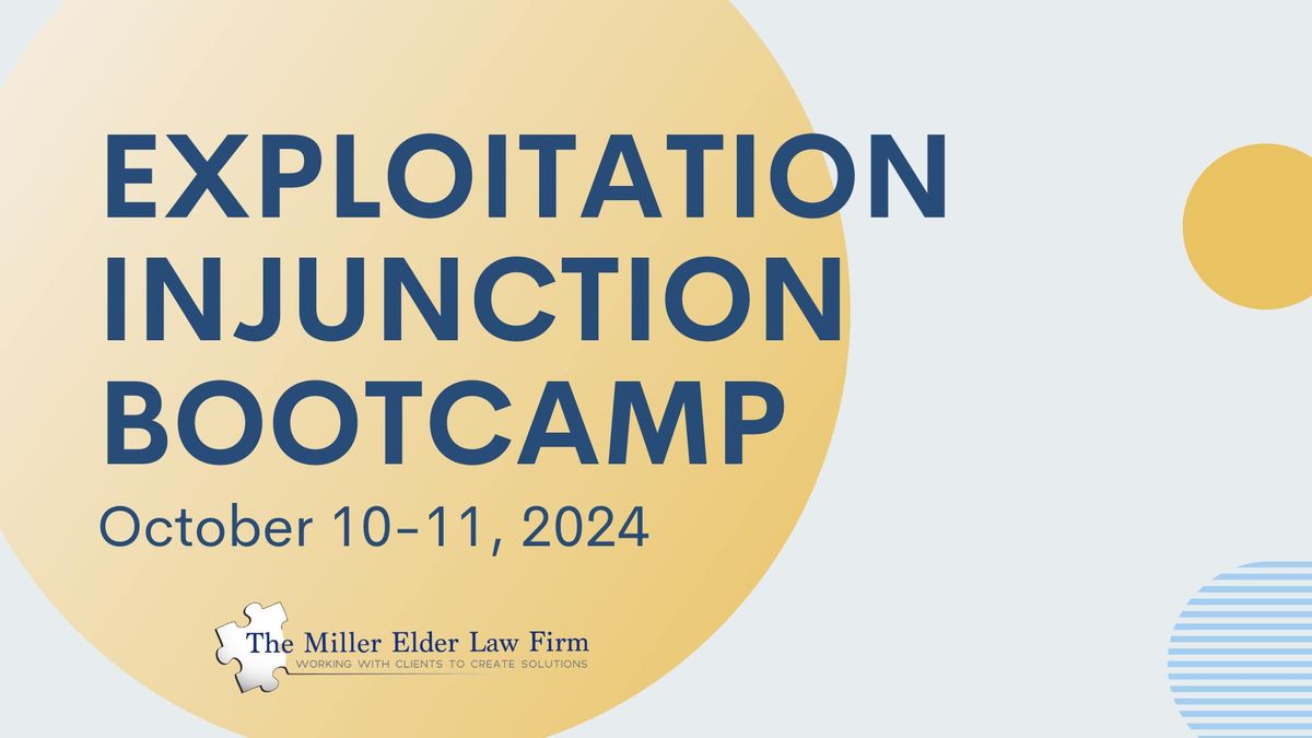 Exploitation Injunction Bootcamp 2024